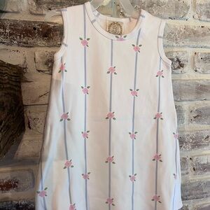 The Beaufort Bonnet Company Pink Floral Stripe Dress